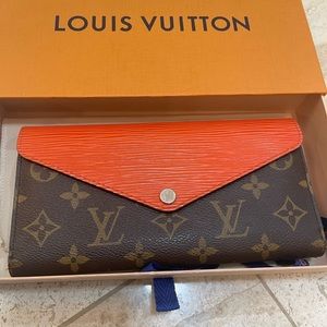 Monogram Epi Marie-Lou Long Wallet Coquelicot
